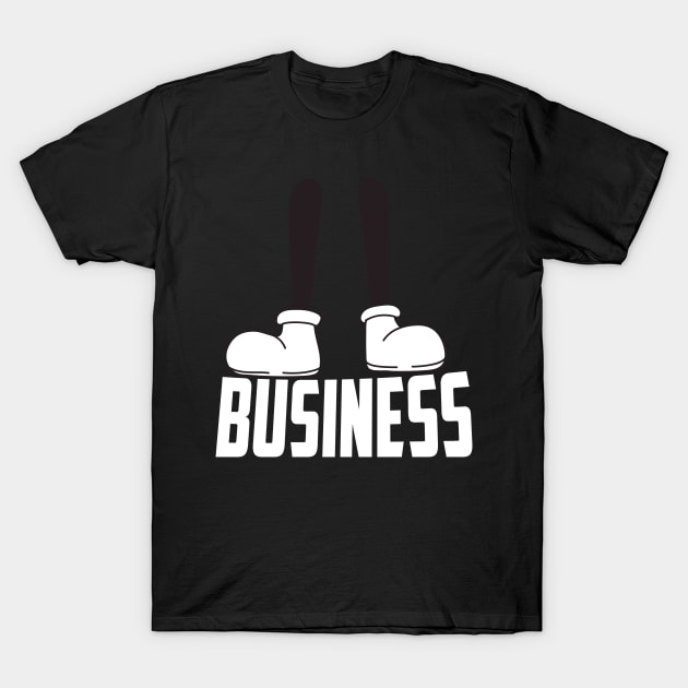 Standing On Business Retro Slang Saying Standing ON Business T-Shirt by Outrageous Flavors